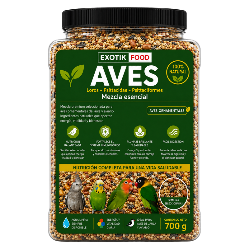 Alimento Aves Pico Grande Tarro