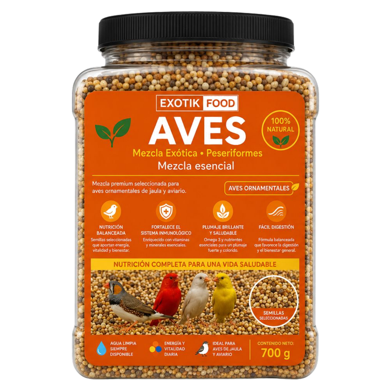 Alimento Aves Pico Pequeño Tarro