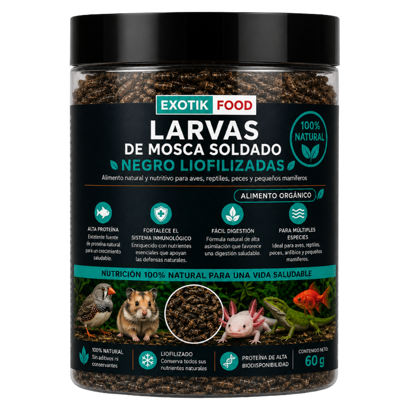 Larvas Liofilizadas
