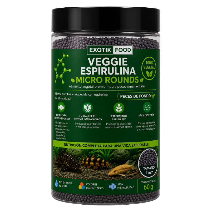 Veggie Espirulina Micro Rounds